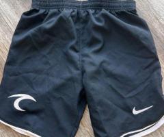 Dri-fit style black Surf game shorts